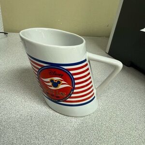 Disney Cruise Line‎ White and Red Mug 1998